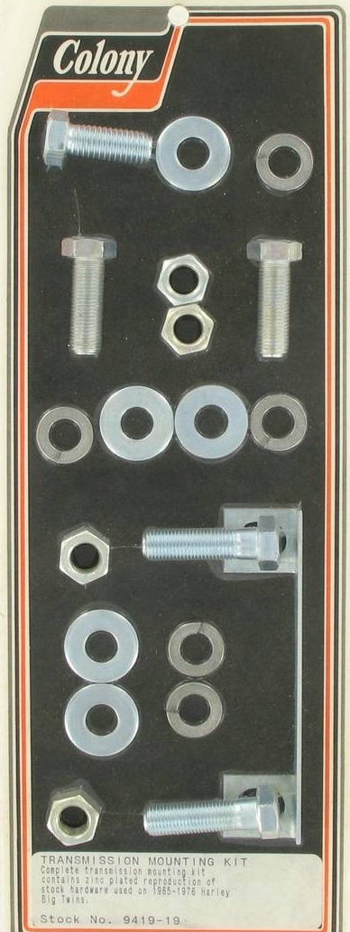 TRANSMISSION MOUNTING KIT ZINC